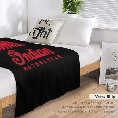 Indians Motorcycles Logo Active Throw Blanket