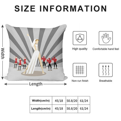 Kylie - Can't Get You Out Of My Head Soft Luxury Feel Throw Pillow