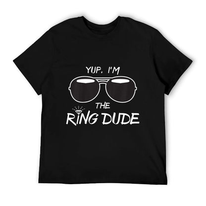Yup I&#39;m The Ring Dude - Funny Kids Ring Bearer T-Shirt