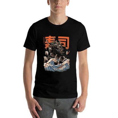 The Black Sushi Dragon  Slim-fit Cut T-Shirt