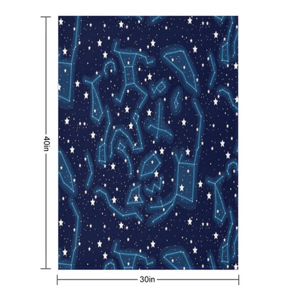Star Clusters Throw Blanket