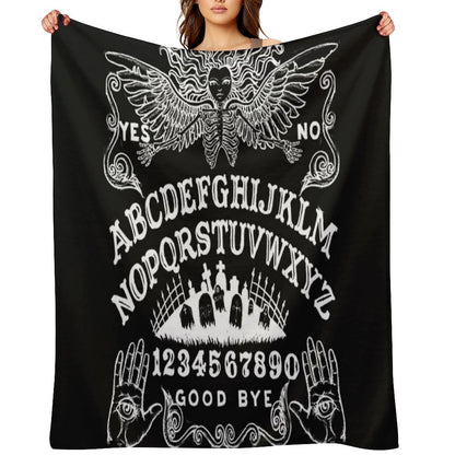 Angel of Death Witch Board Throw Blanket