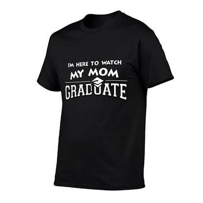 My Mom Graduated Matching Family Graduation Party Gift T-Shirt