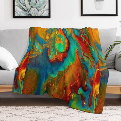 Patina Swirl Throw Blanket