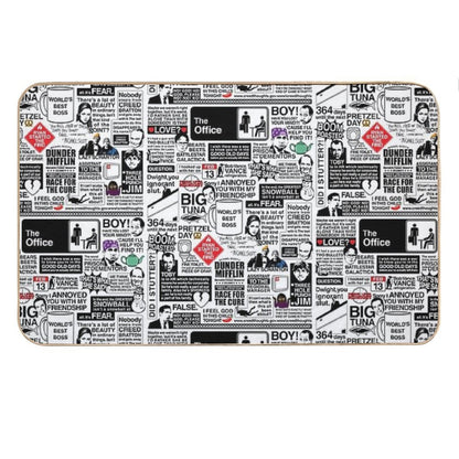 Wise Words From The Office - The Office Quotes (Variant) Bath Mat