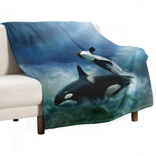 Orca Throw Blanket