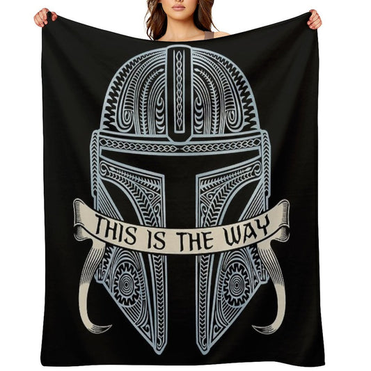 This Is The Way - Tattoo Throw Blanket