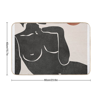 Erotic Art Bath Mat