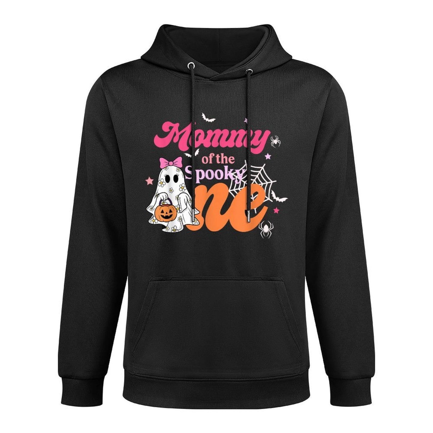 Mommy of The Spooky One 1st Birthday Girl Halloween Family Medium-Weight Fabric Hoodie