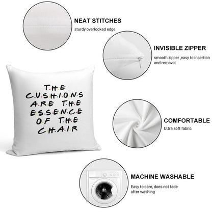 The Cushions Are The Essence Of The Chair Soft Anti-Pilling Throw Pillow