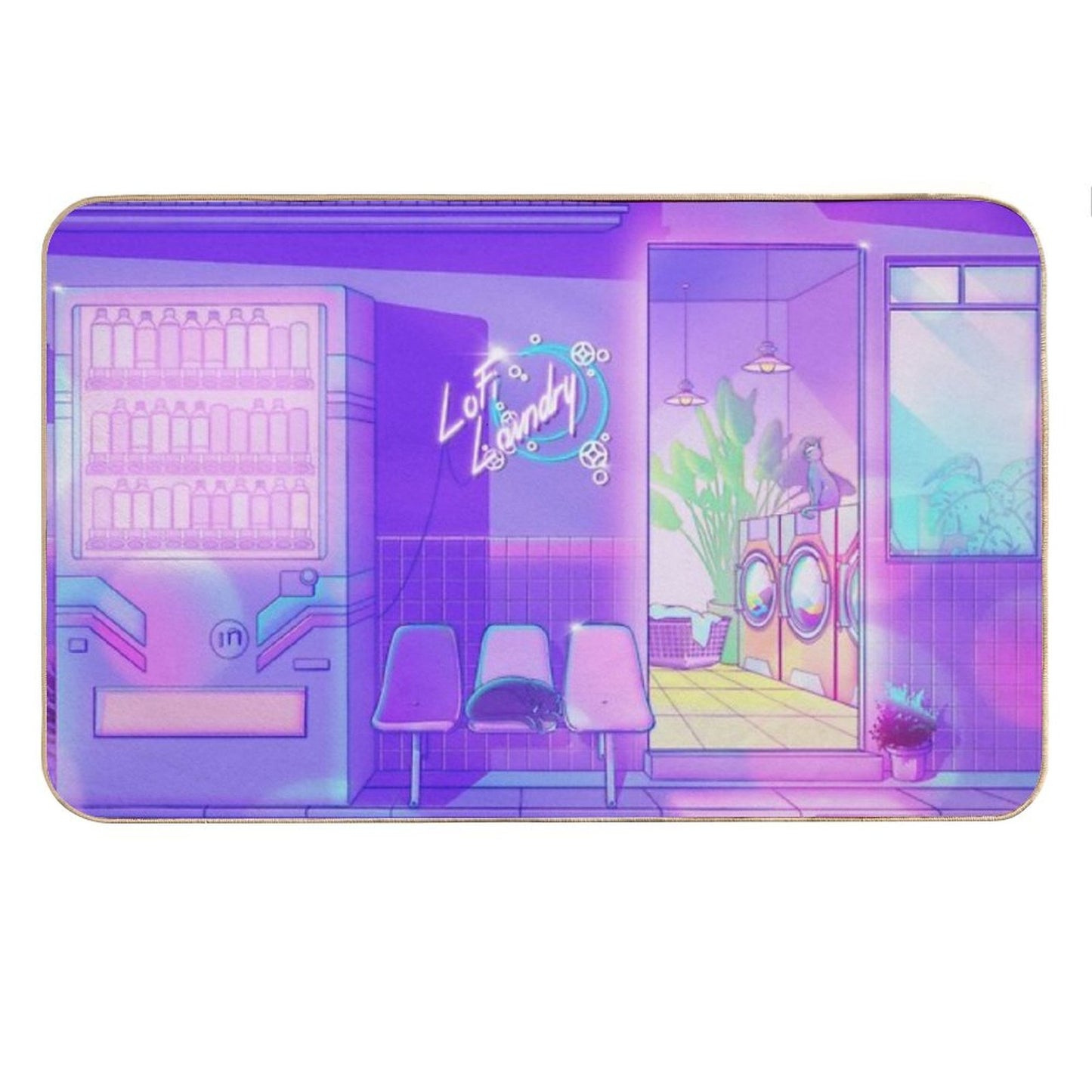 Lofi Laundry Bath Mat