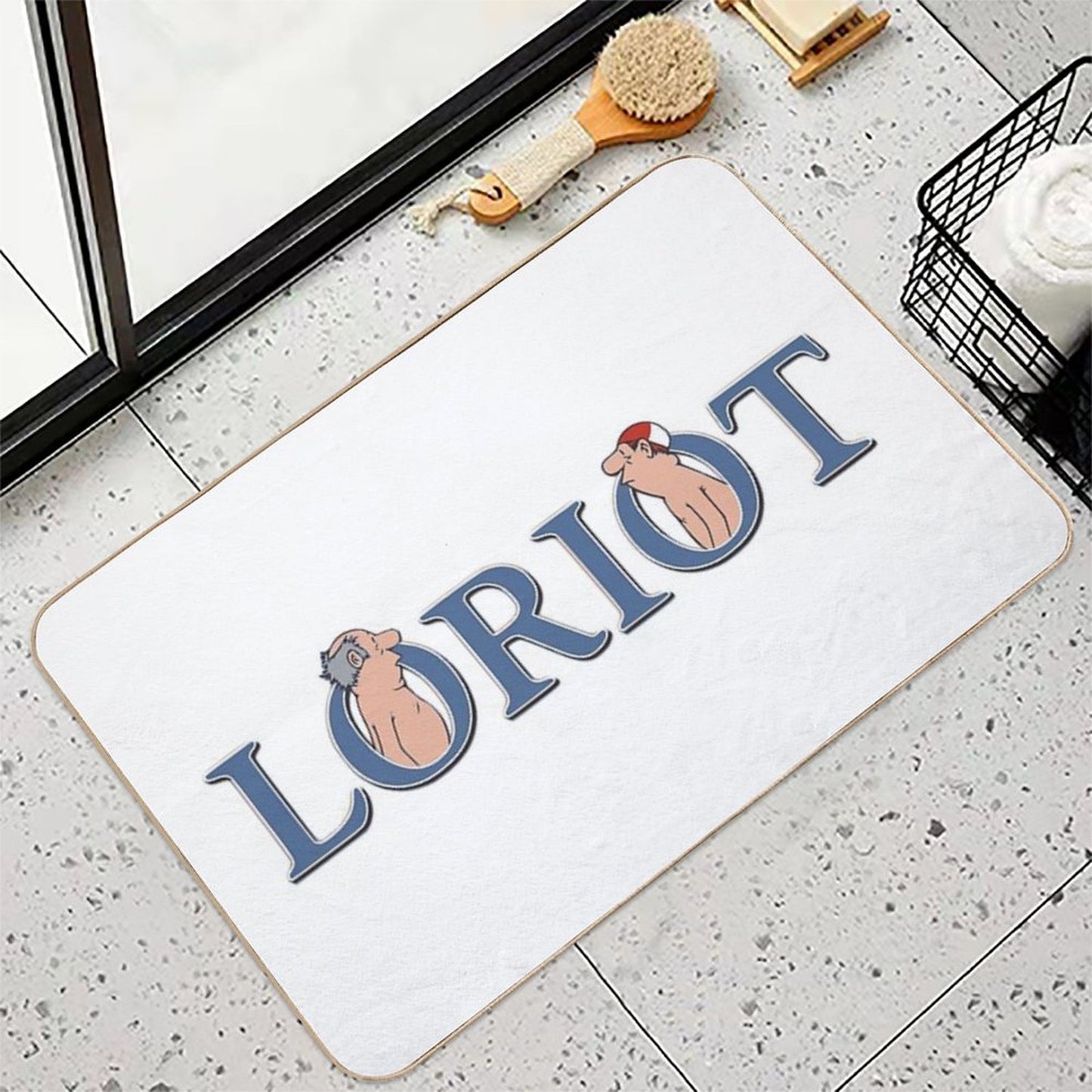 Loriot, Gentlemen in The Bathroom Bath Mat