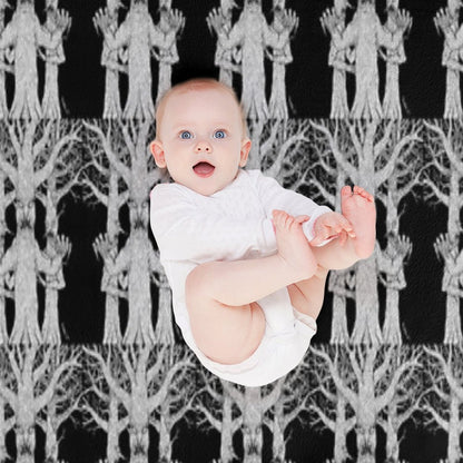 Denizens of The Diabolic Wood Throw Blanket