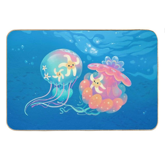 Jellyfish Bus Bath Mat