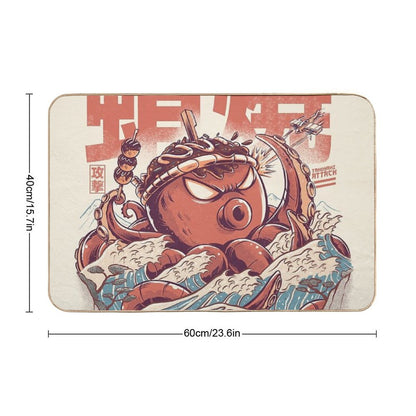 Takoyaki Attack Bath Mat