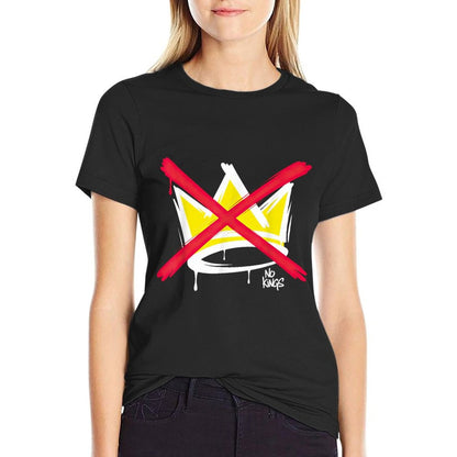 No Kings  Oversized Silhouette T-Shirt