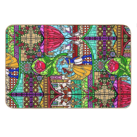 Patterns of The Stained Glass Window Bath Mat
