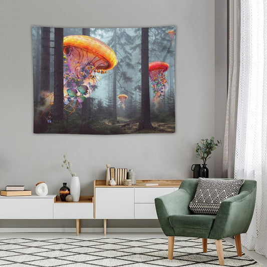 Forest of Jellyfish Worlds Tapestry
