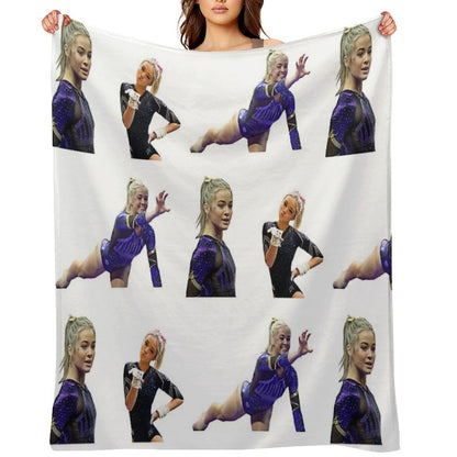 Livvy Olivia Dunne Pack Throw Blanket
