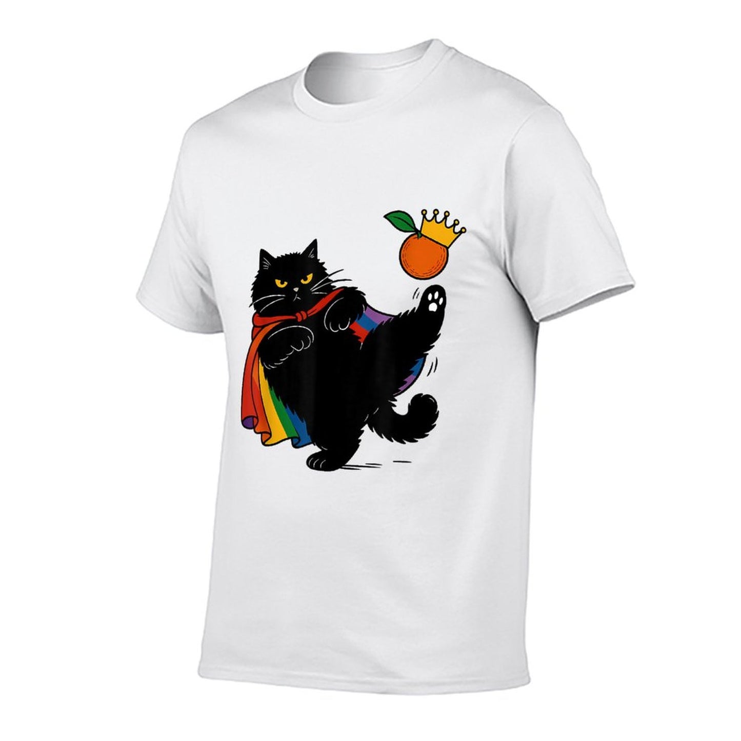 No Kings Cat Pride  Slim-fit Cut T-Shirt
