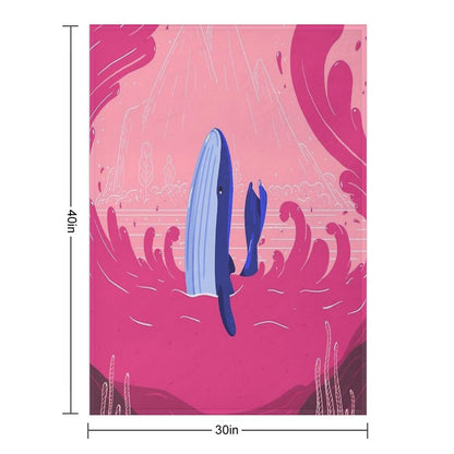 Whale Throw Blanket