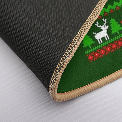 Why Is The Carpet All Wet Todd! Christmas Vacation Quote - Ugly Christmas Sweater Style Bath Mat