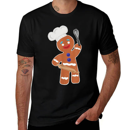 Gingerbread Man Christmas Baking  Easy-care T-Shirt