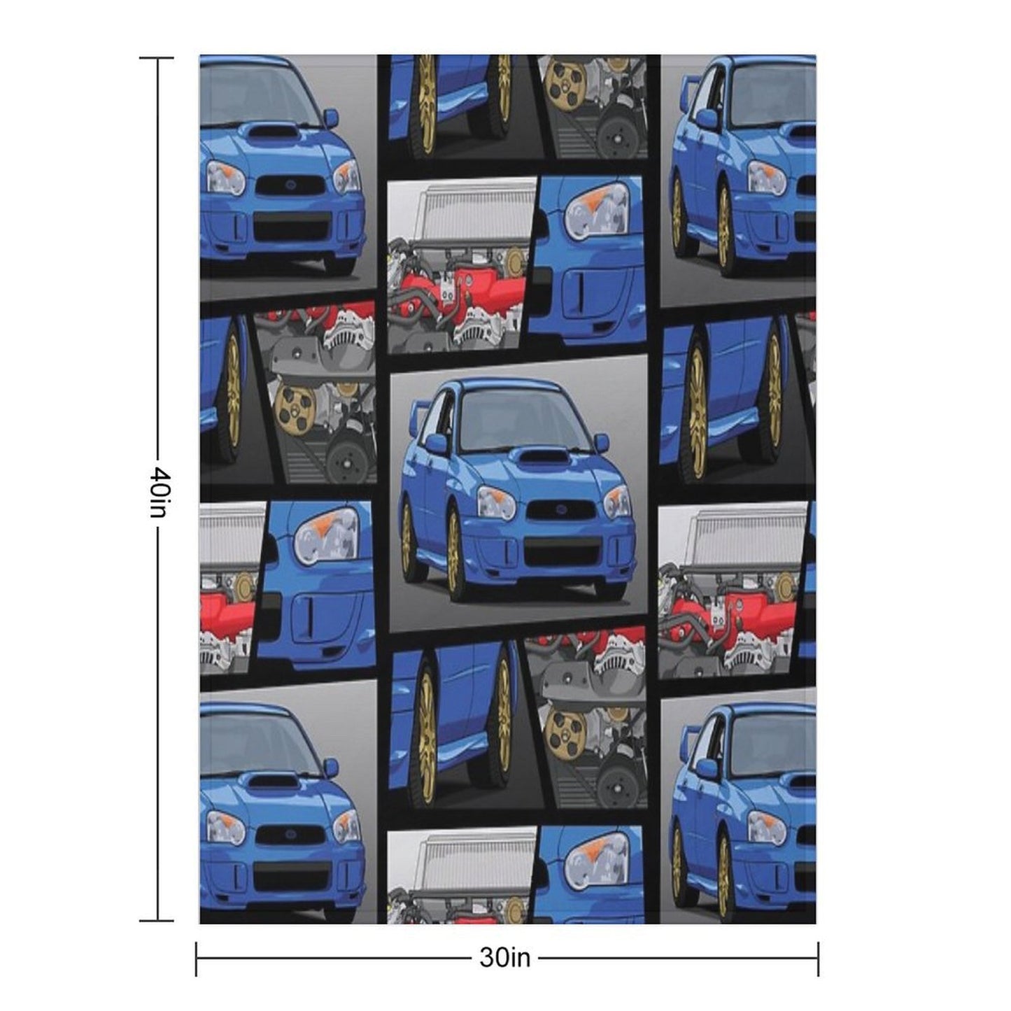 Impreza Blobeye X Ej20 Engine Throw Blanket