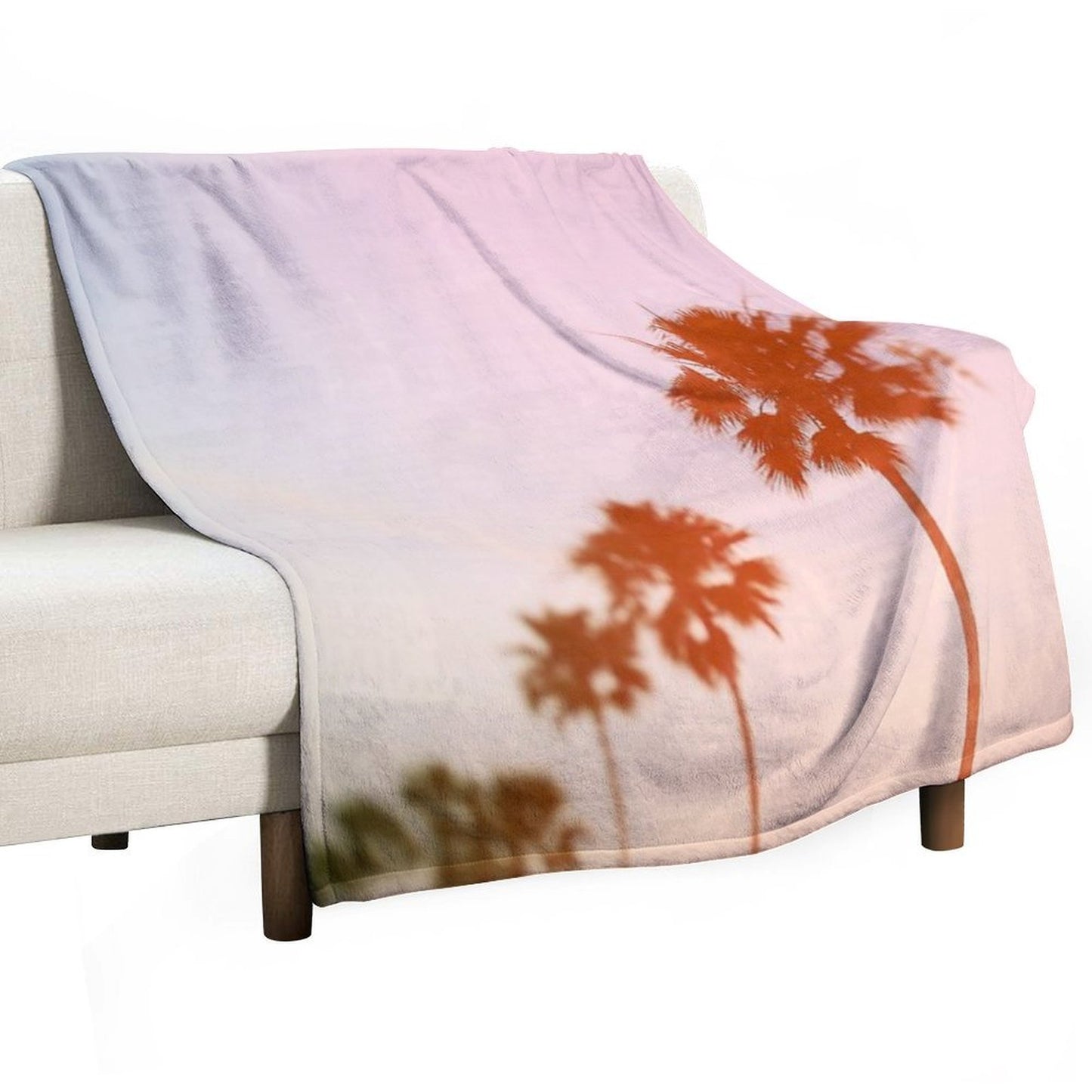 Summer Palms Throw Blanket