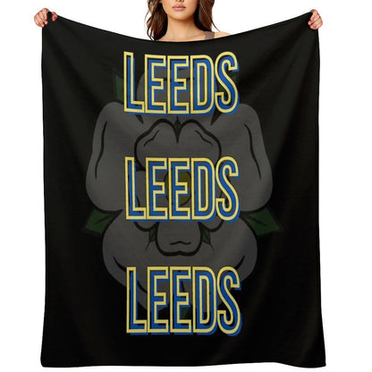 Leeds Leeds Leeds Throw Blanket