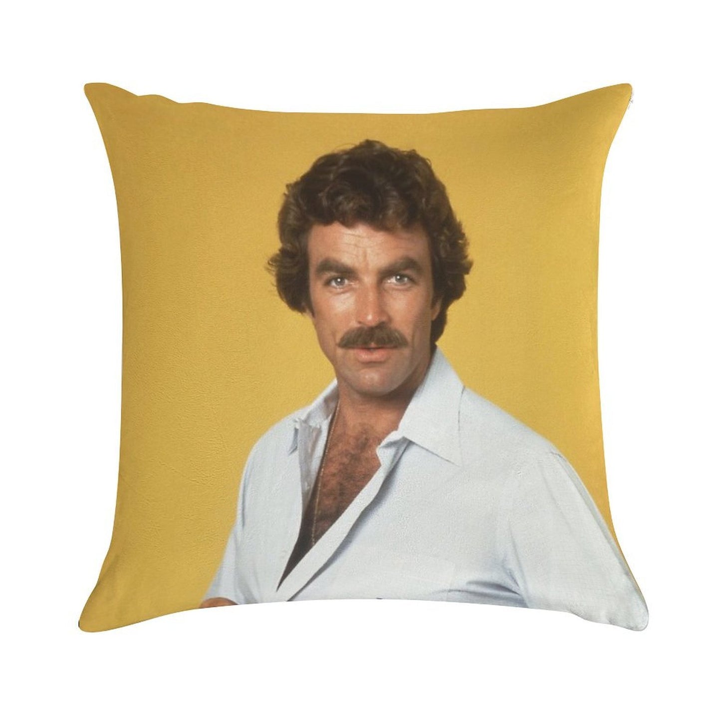 Tom Selleck Soft Gift Ready Throw Pillow