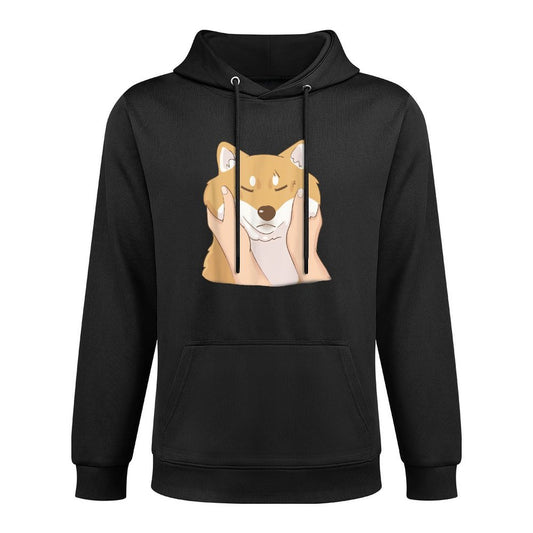 Cute Shiba Inu Chubby Cheeks T-shirt Relaxed Fit Hoodie