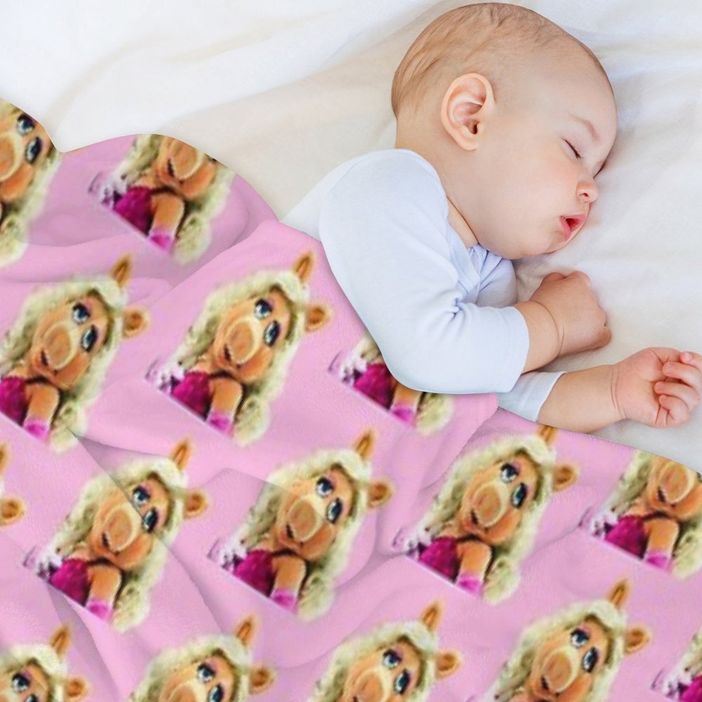Miss Piggy Muppet 1 Throw Blanket