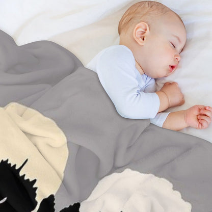 Valais Black Nose Sheep Friends Throw Blanket