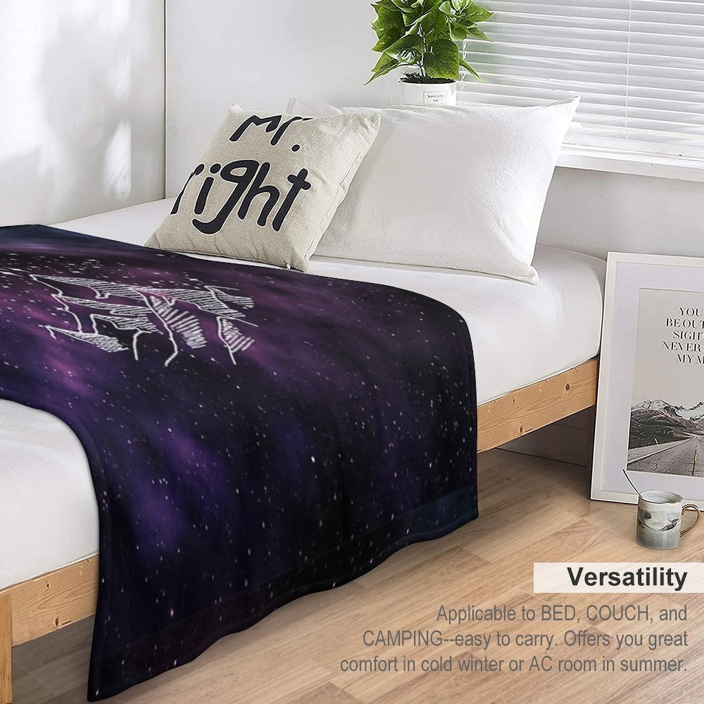 ACOTAR Velaris Galaxy Throw Blanket