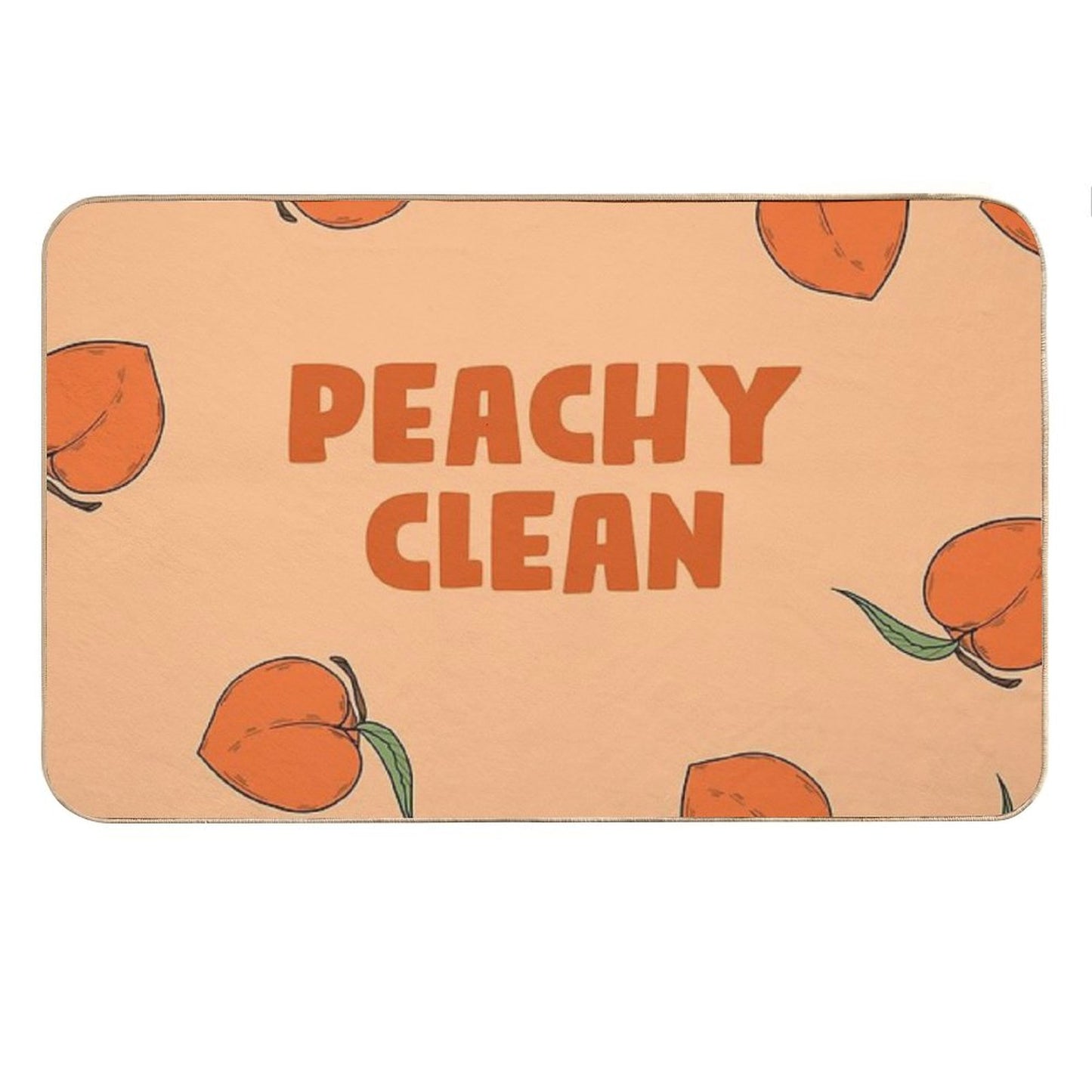 Peachy Clean Bath Mat