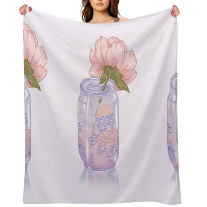 Pearl Soda Throw Blanket
