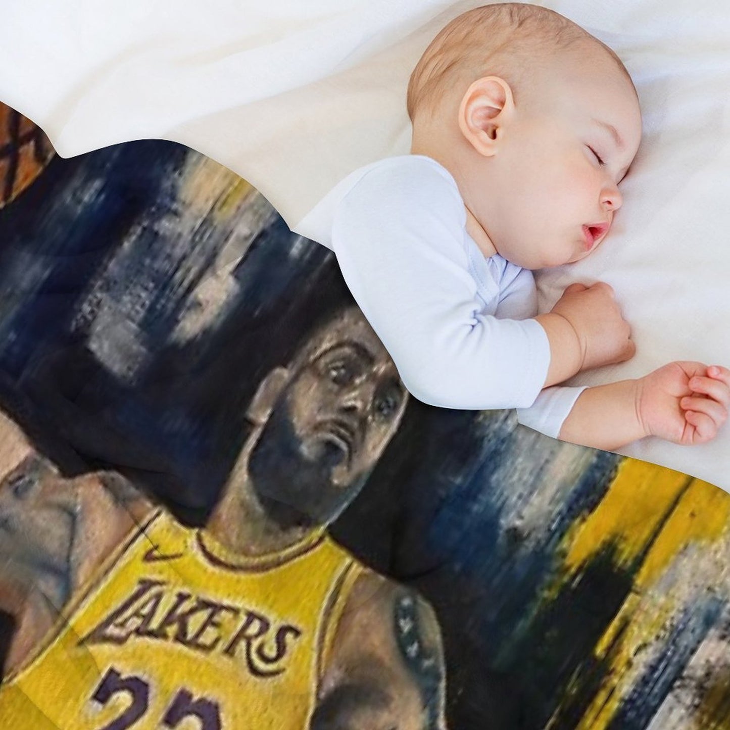 Lebron Dunk Throw Blanket
