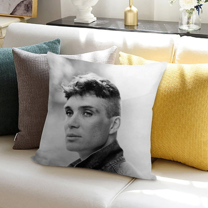 Cillian Murphy Soft Washable Throw Pillow
