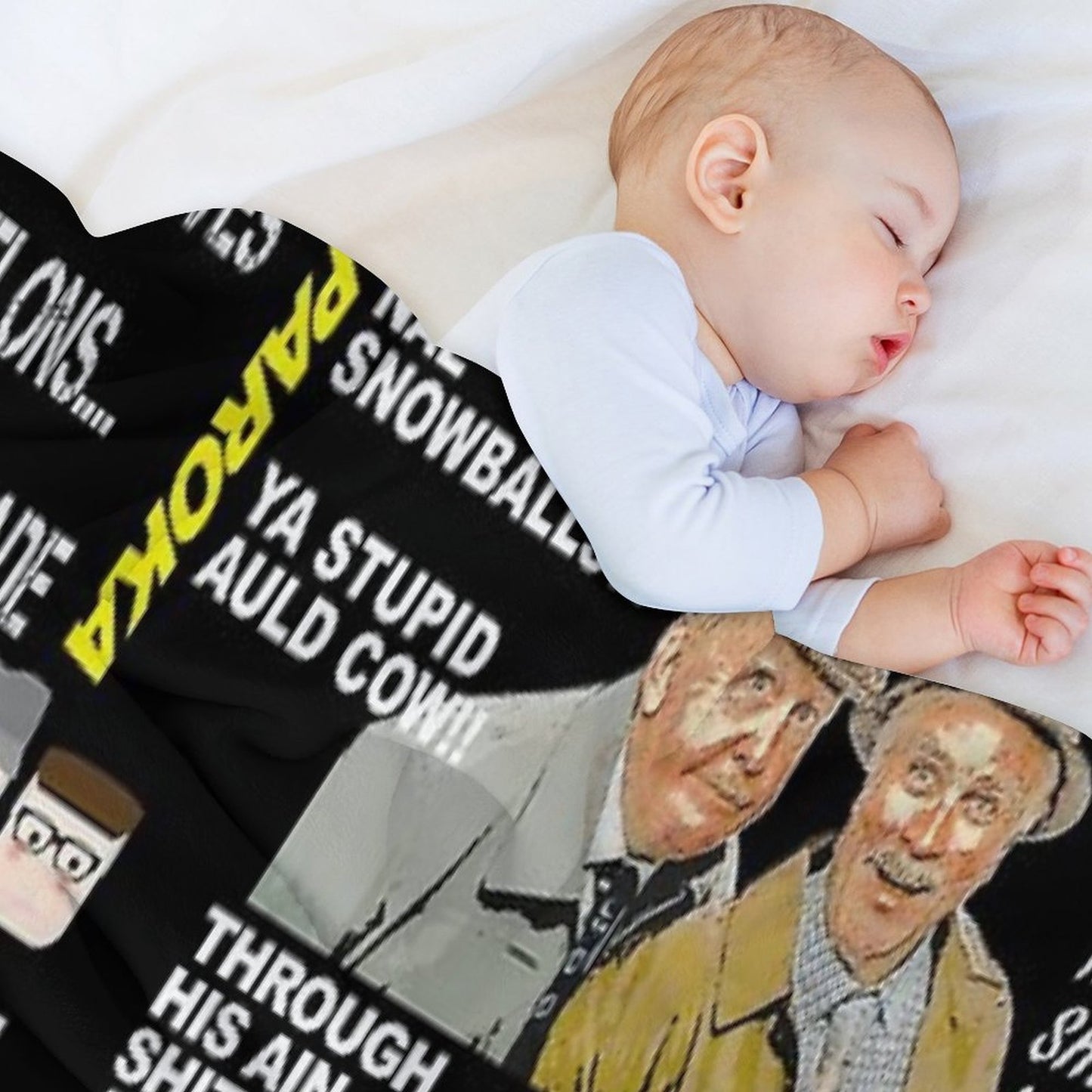 Still Game Scrap Book Throw Blanket