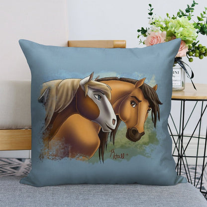Spirit And Rain - Love Found Us Linen Throw Pillow Cover