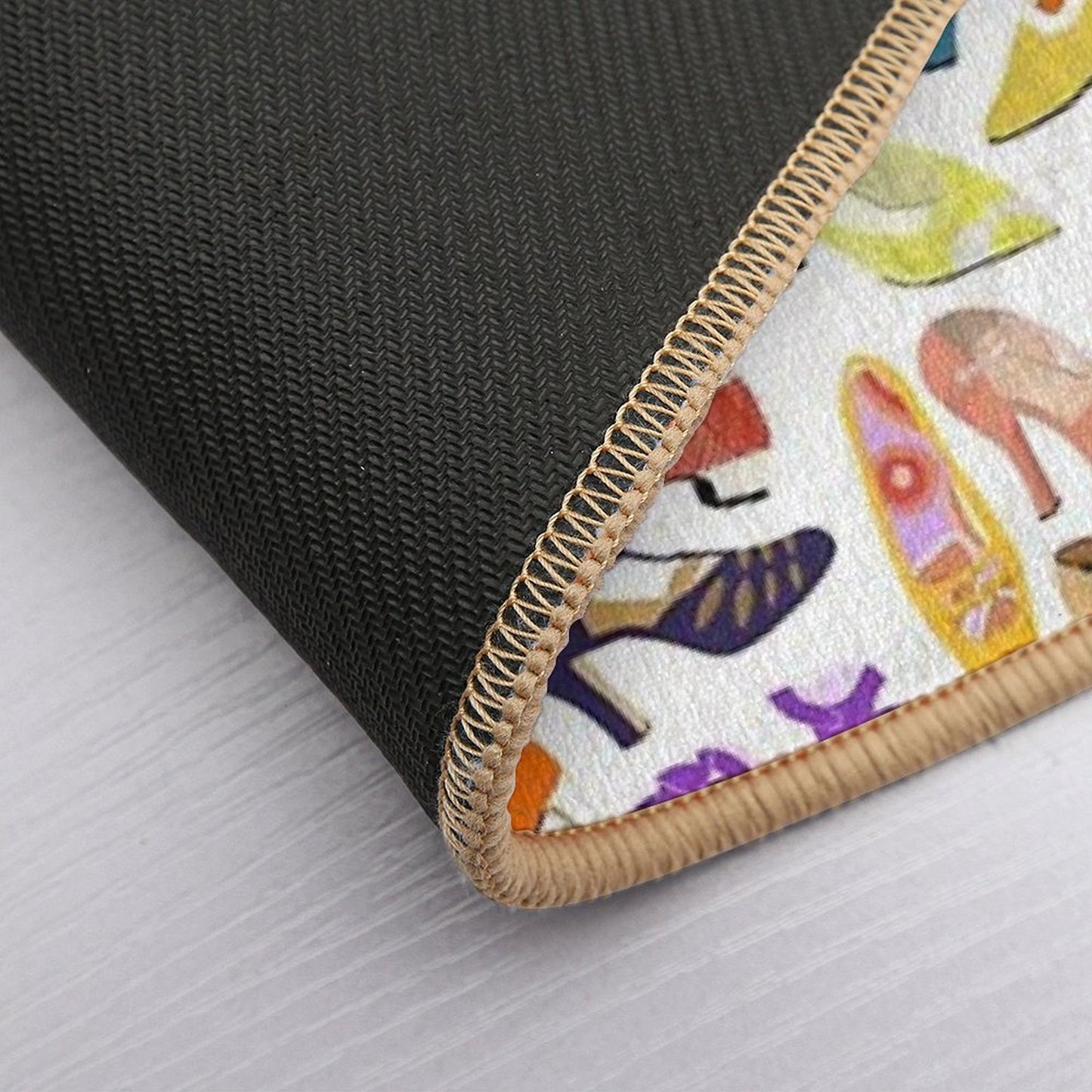 Vintage Shoe Collection  Easy To Clean Bath Mat