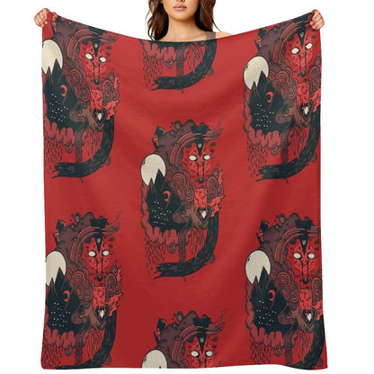 Leader of The Pack Throw Blanket