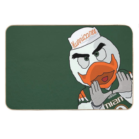 University of Miami - Sebastian The Ibis Bath Mat