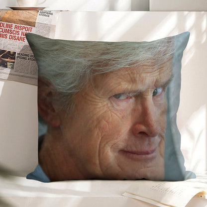 Dateline Keith Morrison - Really Linen Throw Pillow Cover