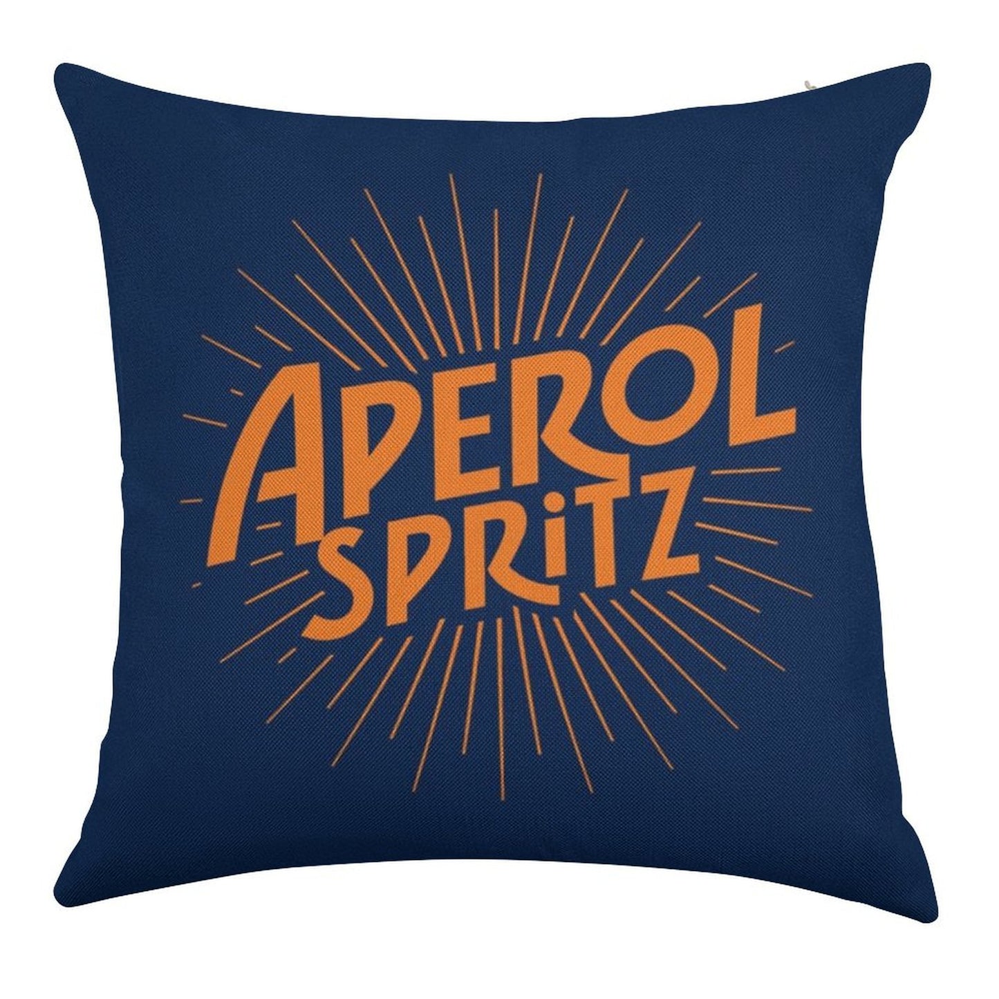 APEROL SPRITZ Linen Throw Pillow Cover
