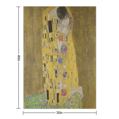 The Kiss - Gustav Klimt Throw Blanket