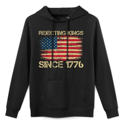 Rejecting Kings Since 1776 American Vintage Shape Retention Hoodie