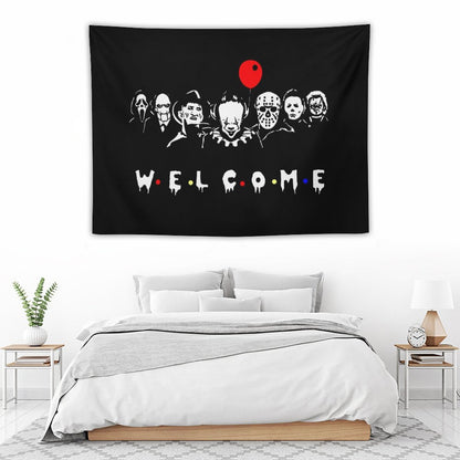 Halloween Welcome Tapestry