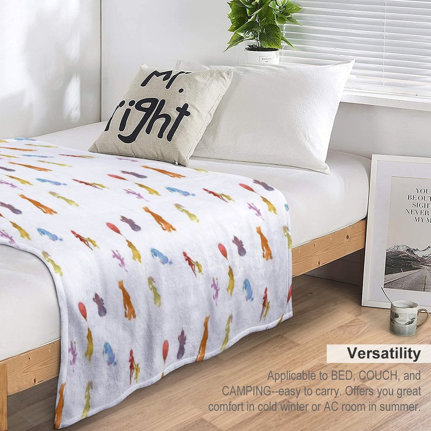 Animals Inspired Sheet Throw Blanket